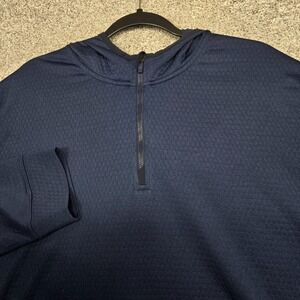 Southern Tide Scuttle Hoodie blue 2XL honeycomb fish scale lightweight